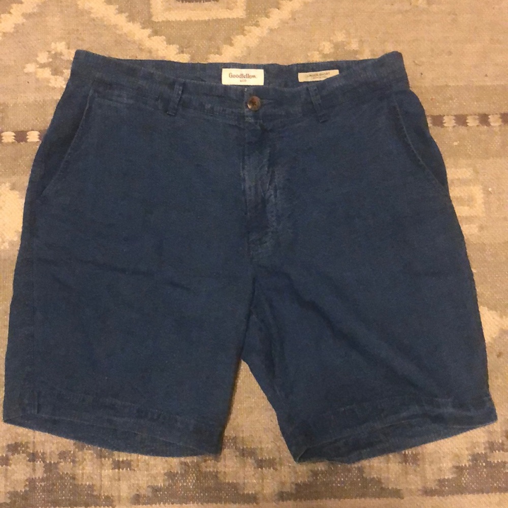 Blue shorts